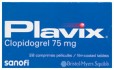 Buy Plavix - clopidogrel - 75mg - 28 Tablets