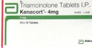 Buy Kenacort - triamcinolone - 4mg - 15 Tablets